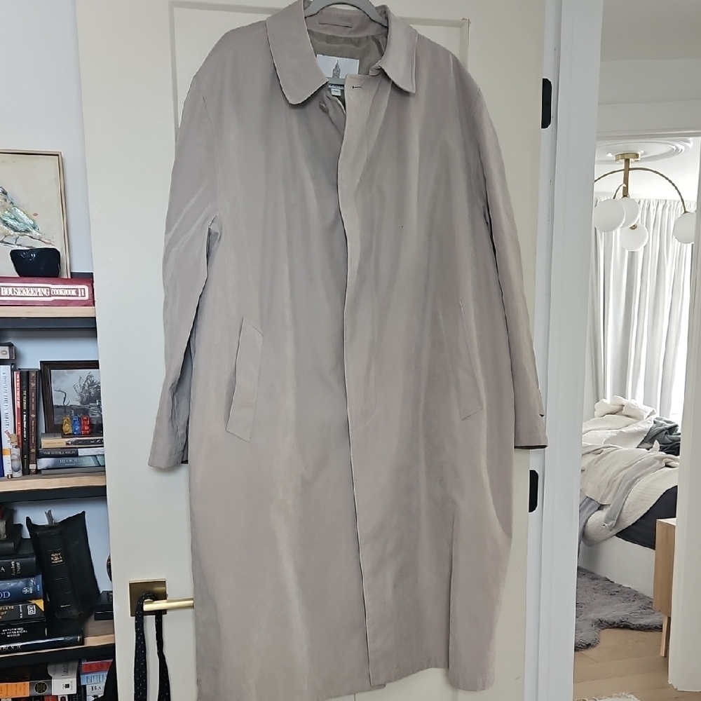 London Fog Light Taupe Men's Trench Coat